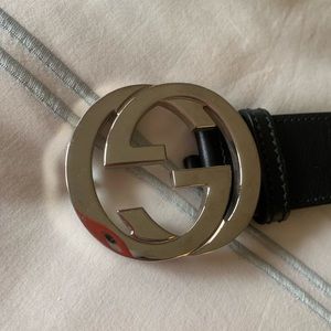 🌙Gucci Black and Silver Belt🌙